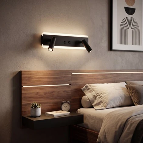 Спот светодиодный Reluce 86213-9.2-001CT LED9+6W BK