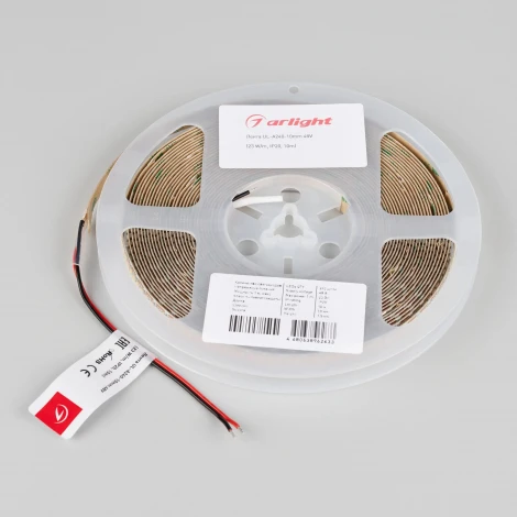 Светодиодная лента UL-A240-10mm 48V Warm2400-CX2 (23 W/m, IP20, 10m) (Arlight) 063812