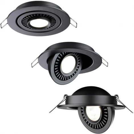 Встраиваемый точечный светильник Novotech Gesso 358816 (LED, 220V, круглые)