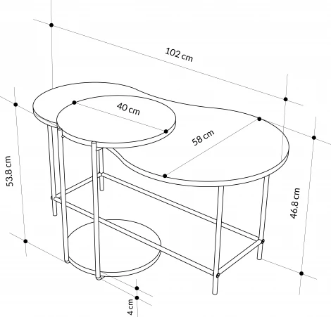 Стол журнальный CUDDLE COFFEE TABLE LEVE  арт.LEV01116
