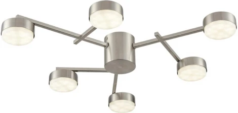 Потолочная люстра Lumion Dabra 8115/6C никель, металл LED GX53 6*7W 220V