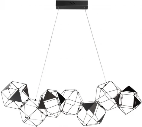Подвесная люстра Odeon Light Trellis 5087/32L черный хром/металл LED 32W 4000K 1900Лм (220V, на тросе)