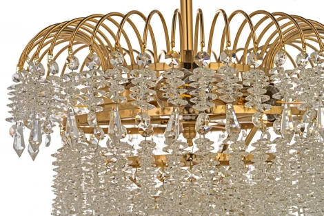 Подвесная люстра Arti Lampadari Sardinia E 1.5.40.105 G (220V, хрусталь, на цепи)