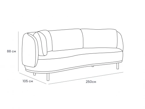 Диван Vergato ОГОГО Обстановочка! 934627 (Ткань/Бежевый)