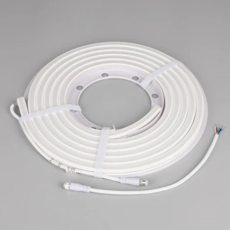 Светодиодная лента герметичная WAVE-SIDE-DOUBLE-BA168-16x15mm 24V RGBW-Day (15 W/m, IP67, 5m, wire x1) (Arlight, Вывод боковой) 059737