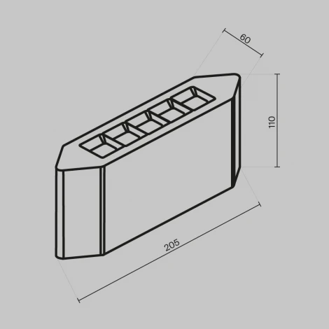 Архитектурная подсветка Maytoni Pull O412WL-L8GF3K (LED, 220V, IP54)