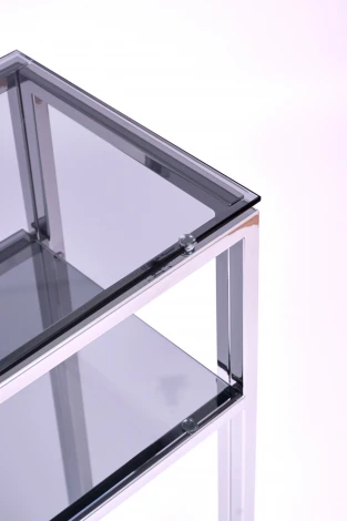 Консольный стол AllConsoles 1044-CS grey серебряный