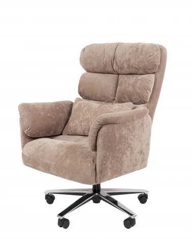 Кресло Chairman Home 433 Россия ткань S темно-бежевый 7210897