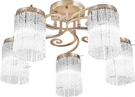 Потолочная люстра Arte Lamp Spruzzo A1576PL-5AB