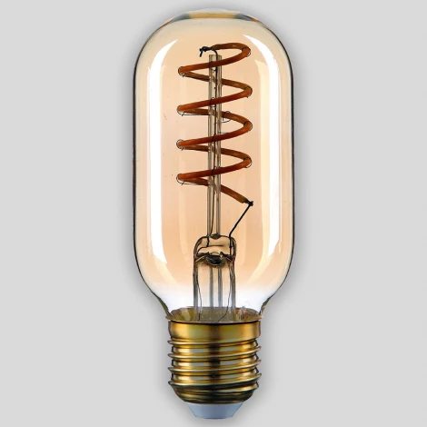 Лампочка светодиодная филаментная прозрачный цилиндр E27 4W Thomson Deco Flexible Tube TH-B2199