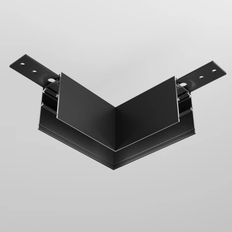 Соединитель угловой для накладной трековой системы Voltega Exilight VGL034HCL-41B
