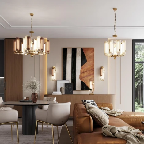 Настольная лампа Odeon Light Lion 5467/10TL белый/коричневый/античная бронза/металл/стекло/декор металл LED x 10W (5W*2) 3000K