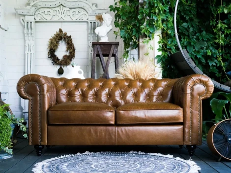 Диван Chester Classic ОГОГО (арт.329647), (Ткань/Коричневый)