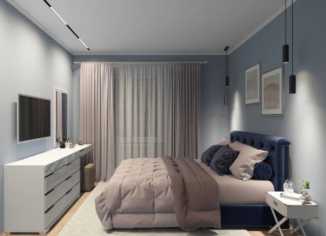 Трековый светильник Denkirs Smart DK8005-BK (LED, 220V, пульт управления)