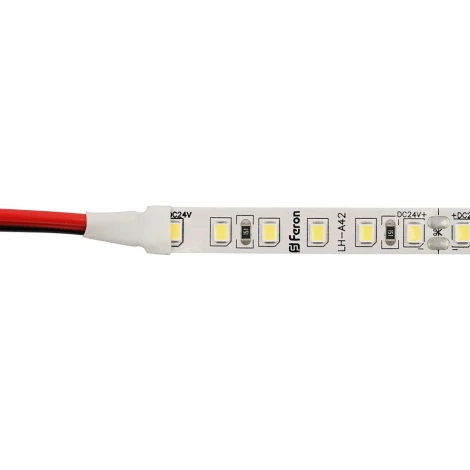 Светодиодная LED лента 120SMD(2835)/м 11Вт/м 24V 6000К 30м IP20 Feron LS501 53088