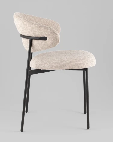 Стул Evan шенилл бежевый Stool Group УТ000042349