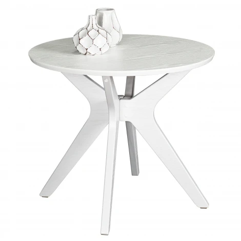 Стол журнальный Сабин 1 белый/белый Mebelik 009750