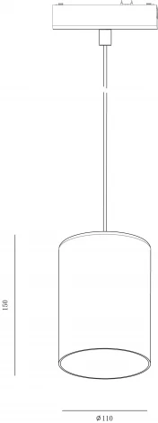 Трековый светильник магнитный светодиодный 48В 6W черный 2700-6000К SWG SLIM P-SLIM-150GLBL-6-CCT