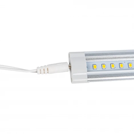 Светильник светодиодный для мебели набор из 2-х шт. ULM-F45-2x6W/4500K IP20 SILVER (220V, выключатель)
