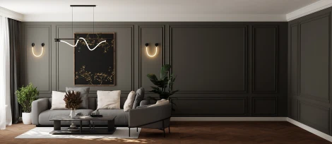 Подвесной светильник с гибким неоном Lightera Tura LE103L-160B Wi-Fi (LED, 220V, управление смартфоном, голосовое управление, умный дом - Алиса, Tuya Smart, Маруся, Smart Life, Экосистема Сбер, на тросе)