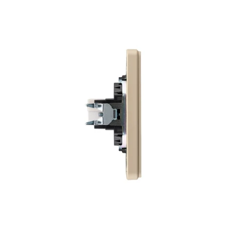 Розетка компьютерная RJ45 кат6 с/у шелк Kranz Round KR-78-0724-7