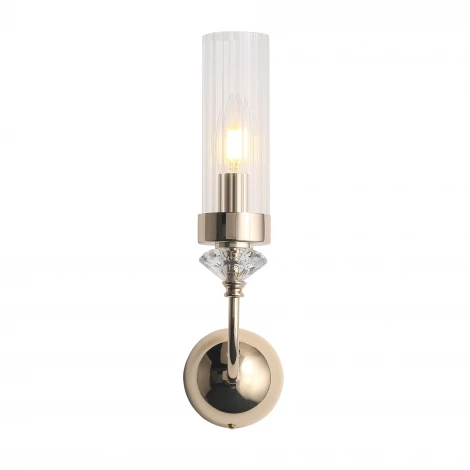 Бра ST Luce Элегра SL1402.201.0 латунь/прозрачный E14*1 40W