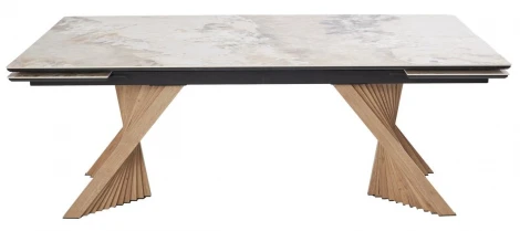 Стол МАНХЭТТЕН 200 цвет ПАНДОРА (PANDORA), керамика / Дуб Галифакс M-City 64722