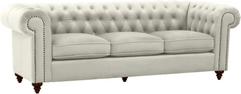 Диван Chester Classic ОГОГО (арт.344525), (Ткань/Белый)