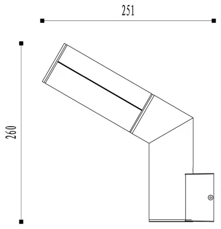 Настенный светильник уличный Deko-Light Talli 731003