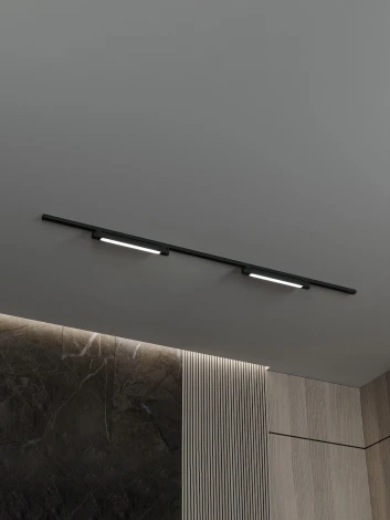 Трековая система в сборе однофазная накладная 220V 60W Hesby Lighting Skylite HSBL_kompl_S001_NI2B4K