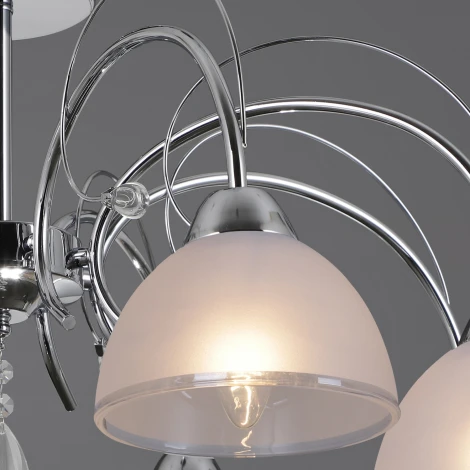 Потолочная люстра на штанге ILLUMICO IL0495-8CSQ-25CH ELITE