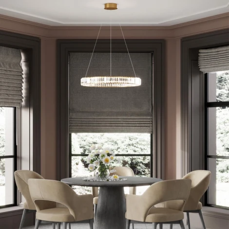 Подвесной светильник Vekia 5015/45L (LED, 220V, на тросе, кольцо)