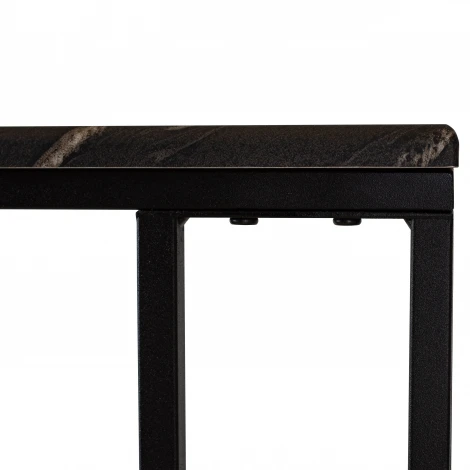 Стол придиванный BeautyStyle 30 черный порторо/черный Mebelik 009574