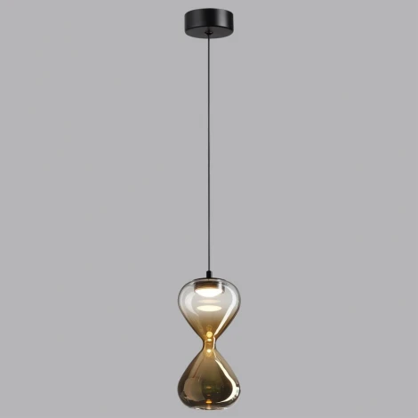 Подвесной светильник Odeon Light Glessi 5094/4L черный/прозрачн./золотой градиент/металл/стекло LED 4W 4000K (220V, на проводе)