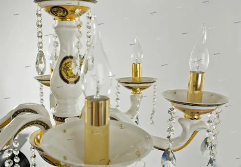 Подвесная люстра Arte Lamp Belveder A6610LM-6GO