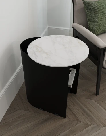 Придиванный стол Слайн Тоби лайт/черный 5898859502