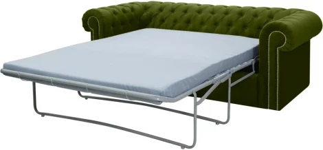 Диван Chesterfield ОГОГО (арт.344636), (Ткань/Зеленый)