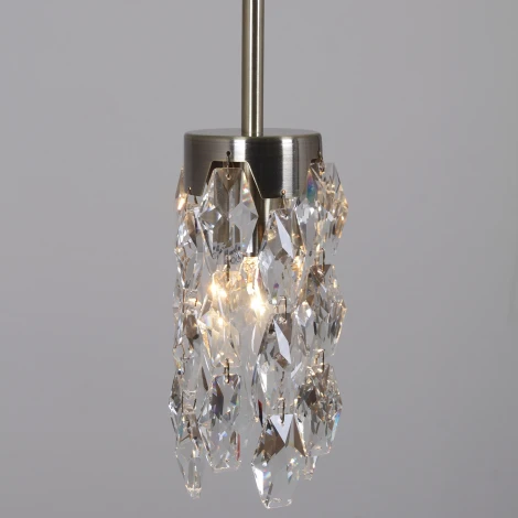Подвесной светильник хрустальный ILLUMICO IL3588-5PSQ-26 AB DS