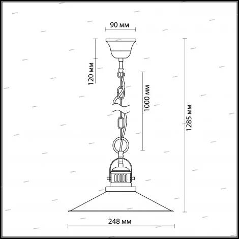 Подвесной светильник Odeon Light Latura 2898/1