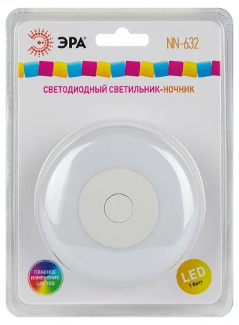Ночник светодиодный с выключателем ЭРА NN-632-SW-W