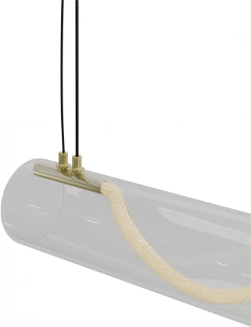 Подвесной светильник Lightera Luara LE102L-180G Wi-Fi (LED, 220V, управление смартфоном, голосовое управление, умный дом - Алиса, Tuya Smart, Маруся, Smart Life, Экосистема Сбер, на тросе)