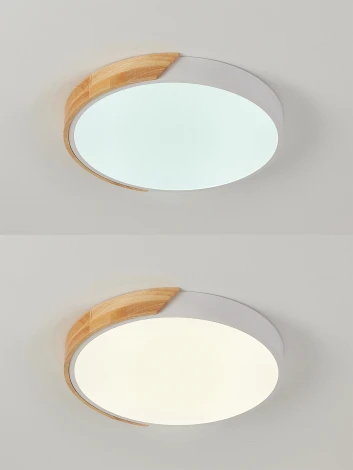 Потолочный светильник светодиодный Natali Kovaltseva Scandinavian LED LAMPS 81181 с пультом ДУ, моб. приложением 120W, белый, LED