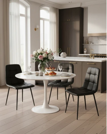 Стул Одди NEW экокожа черный Stool Group УТ000041294