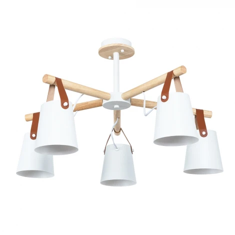 Потолочная люстра на штанге Arte Lamp Thomas A7032PL-5WH (220V)