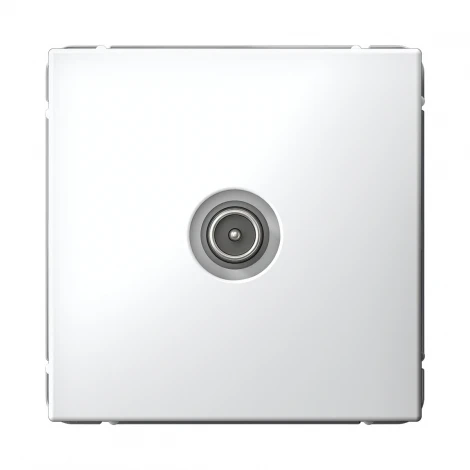 ТВ-розетка проходная (белый) Systeme Electric GAL000192
