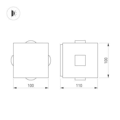 Архитектурная подсветка LGD-VERSATI-4x3W Day4000 (Серый, 4x3 deg, 230V) (Arlight, IP65 Металл) 063581