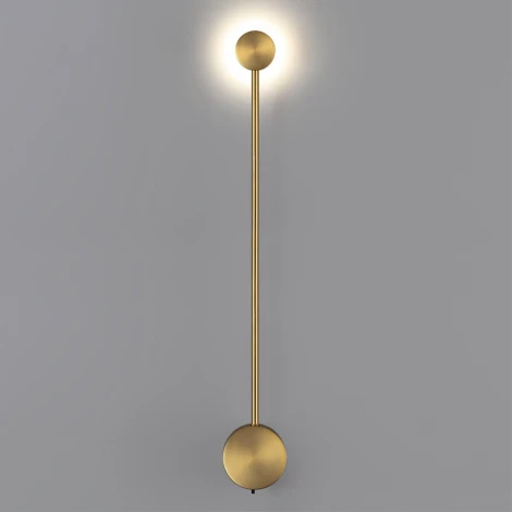 Настенный светильник Odeon Light Satellite 7009/5WLA античная бронза/металл/акрил LED 3000/4000K тумблер на корп. 5W 220V