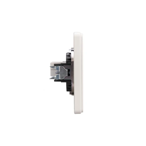 Розетка компьютерная RJ45 кат6 с/у перламутр Kranz Round KR-78-0724-1