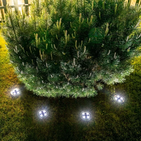Грунтовый светильник на солнечной батарее Uniel USL-F-171/PT130 INGROUND (LED, круглые, IP44)
