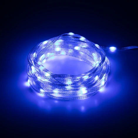 Гирлянда светодиодная Нить RGB 10 м с управлением смарфоном ЭРА ERASG -01